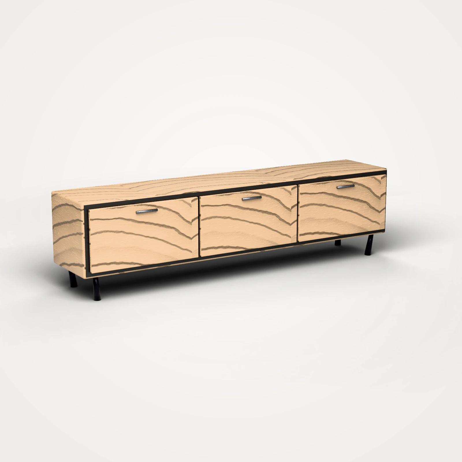 Linea TV Ünitesi (180 cm, 3 Kapaklı)